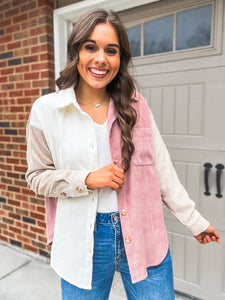 Casually Cupid Colorblocked Jacket