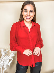 Dare to Be Bold Button Down Top