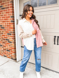 Casually Cupid Colorblocked Jacket