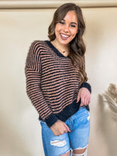Load image into Gallery viewer, Saving Style Striped Sweater
