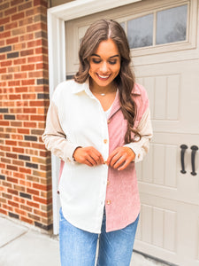 Casually Cupid Colorblocked Jacket