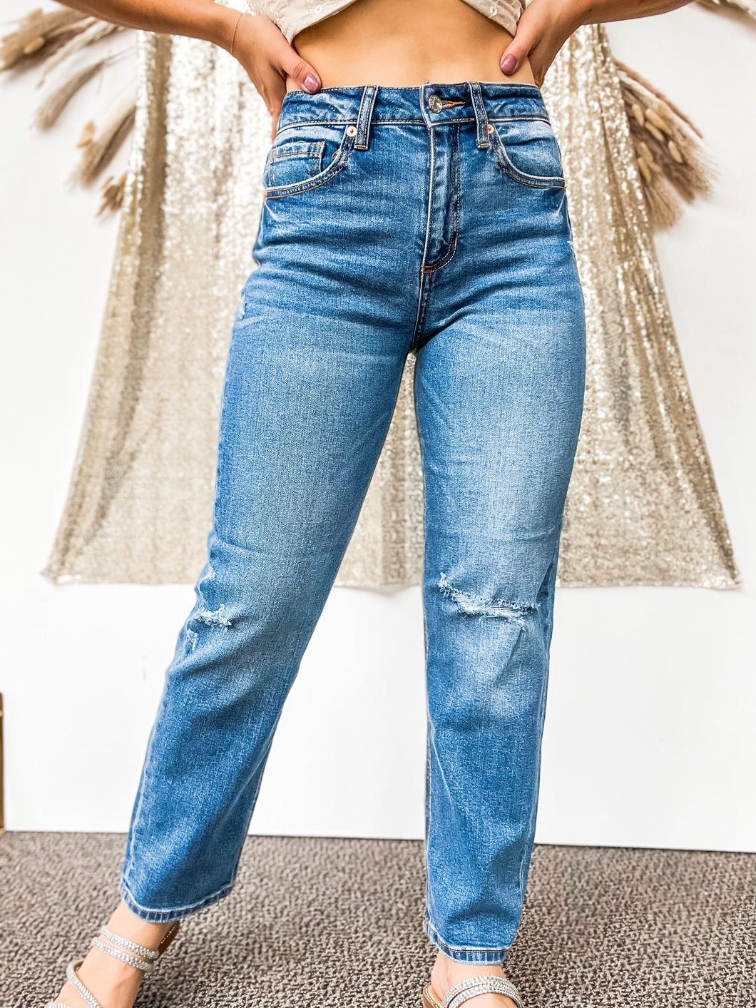 The Kelly Straight Leg Jeans