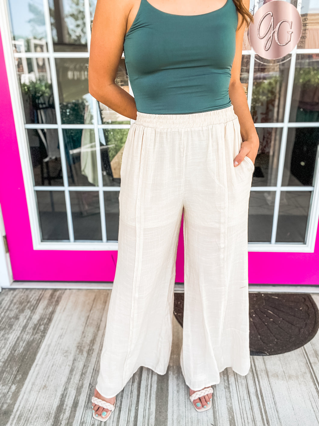 RESTOCK: Self Love Club Wide Leg Pants