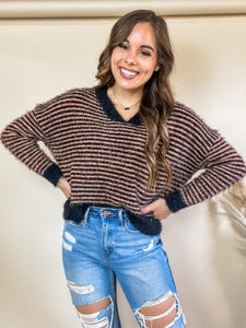 Saving Style Striped Sweater
