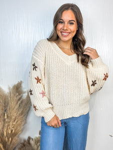 Cozy Girl Que Knit Sweater