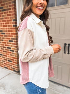 Casually Cupid Colorblocked Jacket