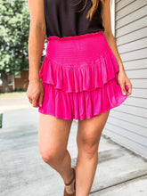 Load image into Gallery viewer, FINAL SALE Always on the Way Layered Mini Skirt
