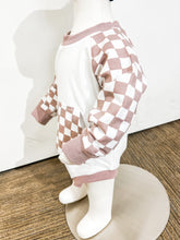 Load image into Gallery viewer, Keila Checkered Bubble Romper
