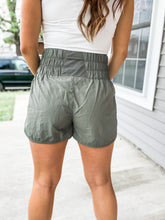 Load image into Gallery viewer, FINAL SALE Calling Summer Athletic Shorts - Light Olive
