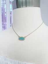 Load image into Gallery viewer, Kayley Oval Druzy Stone Necklace

