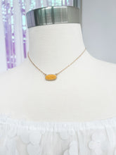 Load image into Gallery viewer, Kayley Oval Druzy Stone Necklace
