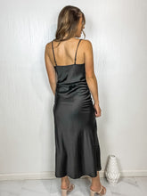 Load image into Gallery viewer, Lean On Me Satin Slip Dress
