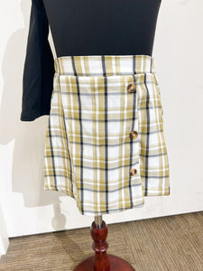 Katie Plaid School Skirt