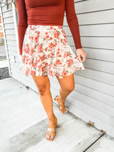 Load image into Gallery viewer, FINAL SALE Flirty Feeling Floral Mini Skirt
