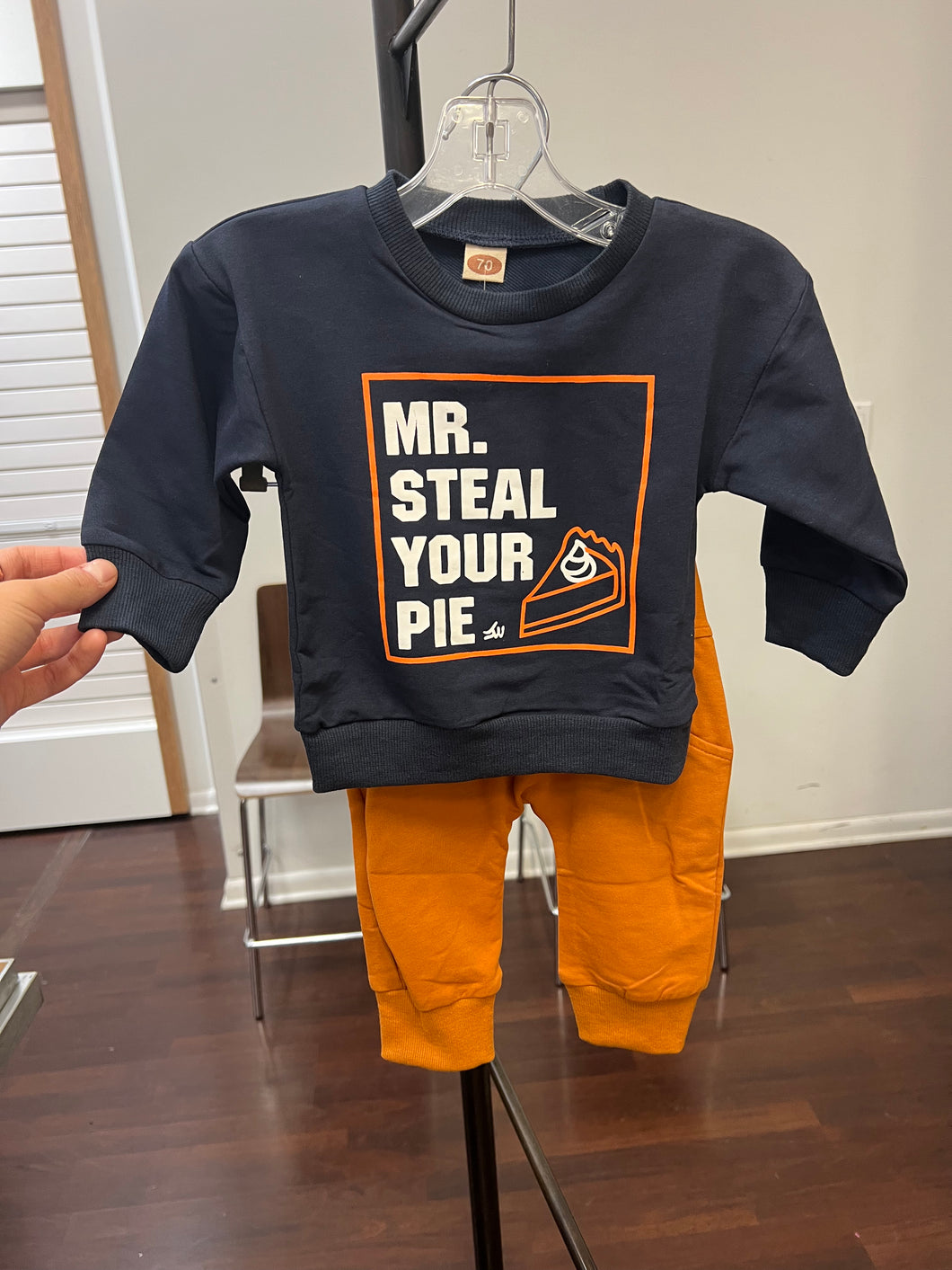 Mr. Steal Your Pie Sweat Set